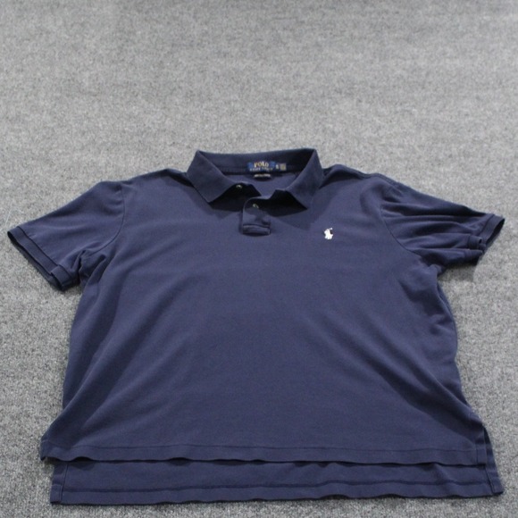 Polo Ralph Lauren Other - Polo Ralph Lauren Mens Navy Blue Pima Soft‎ Touch Polo Shirt Size XL